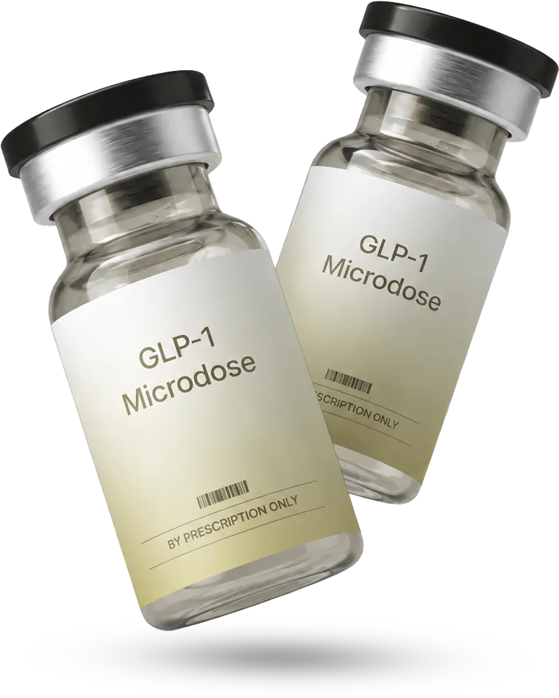 Two GLP-1 microdose vials