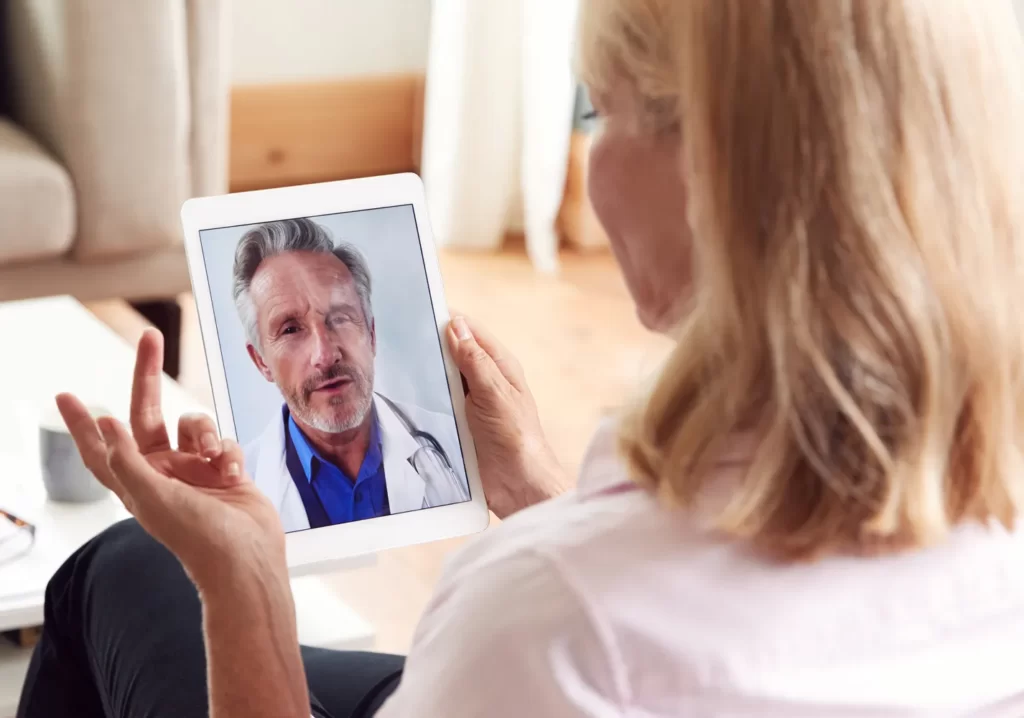 Telehealth consultation with an Idun Rx clinician